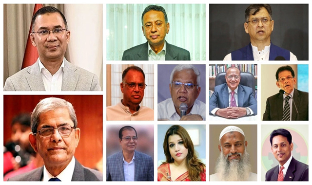 তারেক রহমানের নেতৃত্বে মন্ত্রিসভায় যারা থাকছেন