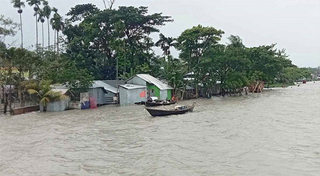 বরগুনায় ১৪০ মিলিমিটার বৃষ্টিপাত রেকর্ড