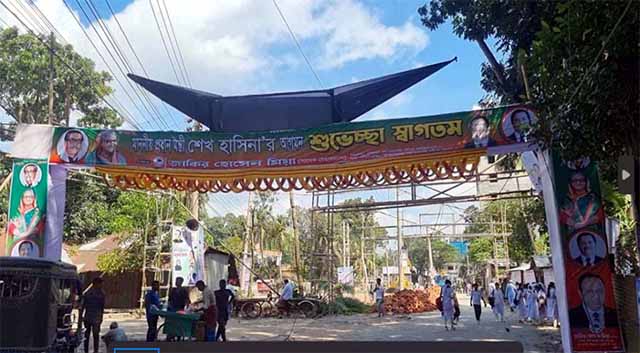 প্রধানমন্ত্রীর আগমনকে কেন্দ্র করে ভাঙ্গায় উৎসবের আমেজ