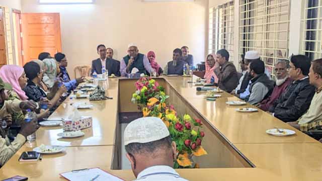 ঐতিহাসিক ৭ মার্চ উপলক্ষে ফুলবাড়ীতে প্রস্তুতি সভা