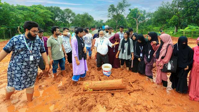 ফেনী, কুমিল্লা ও নোয়াখালীর বন্যায় ক্ষতিগ্রস্থ কৃষকদের মাঝে বিতরনের জন্য ১.২ মেট্রিকটন ধান থেকে চারা তৈরী করছেন ড্যাফোডিল বিশ্ববিদ্যালয়ের শিক্ষার্থীরা