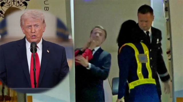 স্ত্রীর হাতে খাওয়া ঘুষির ধাক্কা এখনো সামলে উঠতে পারেননি ম্যাক্রোঁ