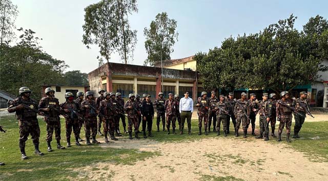 রায়পুরায় নির্বাচন সুষ্ঠু সম্পন্ন করার লক্ষ্যে অভিযান