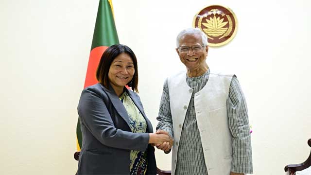 প্রধান উপদেষ্টার সঙ্গে নেপালের ডেপুটি স্পিকার ইন্দিরা রানার সাক্ষাৎ